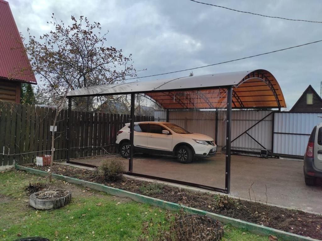 Прозрачные шторы ПВХ для навеса под автомобиль в Ярославле